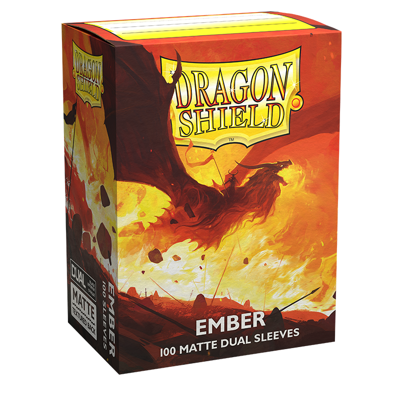 Dragon Shield: Standard 100ct Sleeves - Ember (Dual Matte)