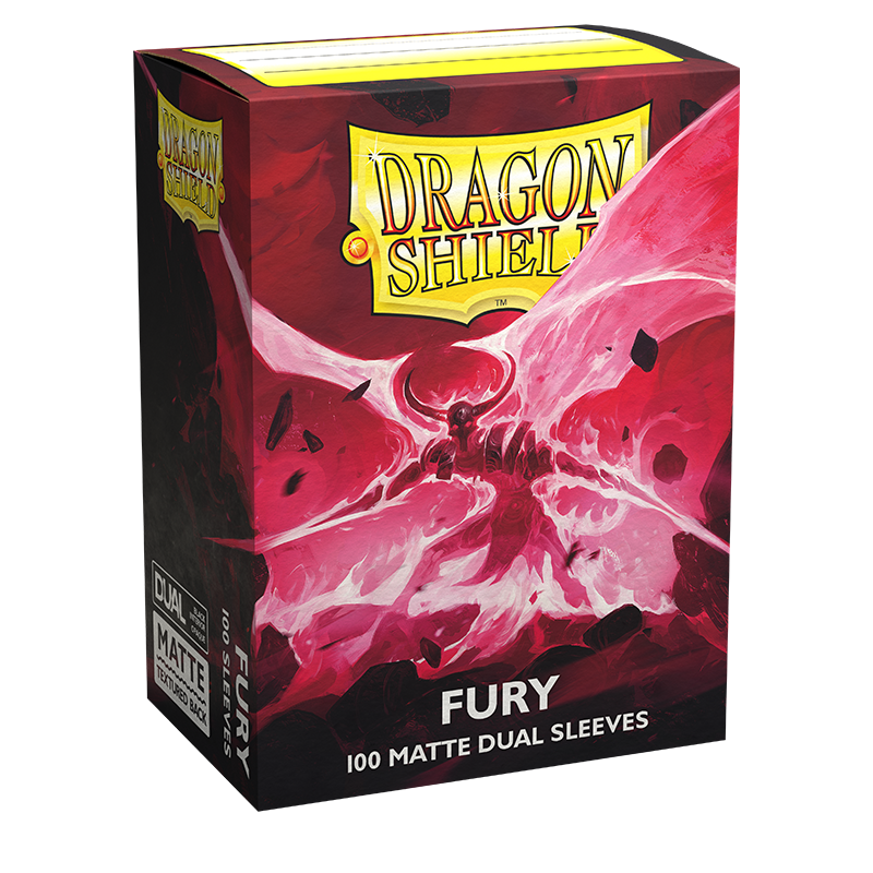 Dragon Shield: Standard 100ct Sleeves - Fury (Dual Matte)