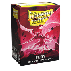 Dragon Shield: Standard 100ct Sleeves - Fury (Dual Matte)