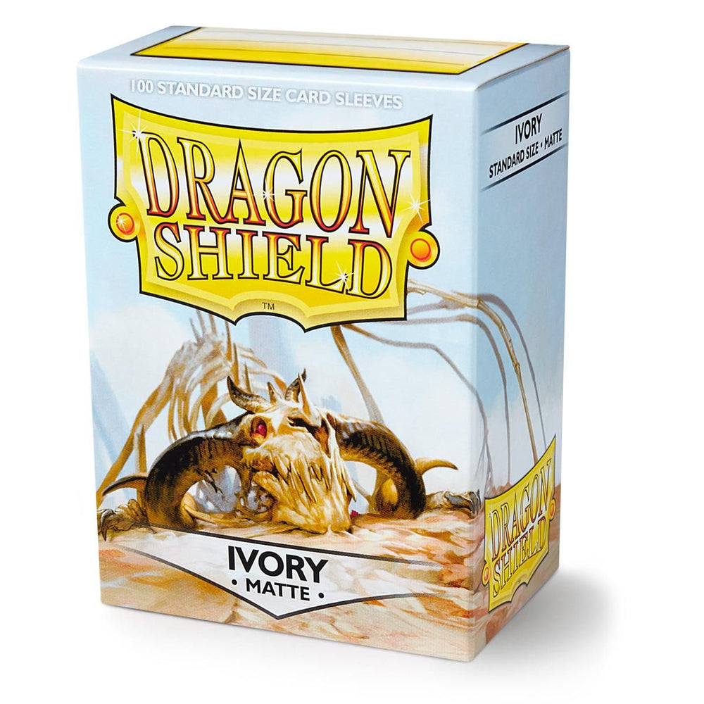 Dragon Shield: Standard 100ct Sleeves - Ivory (Matte)